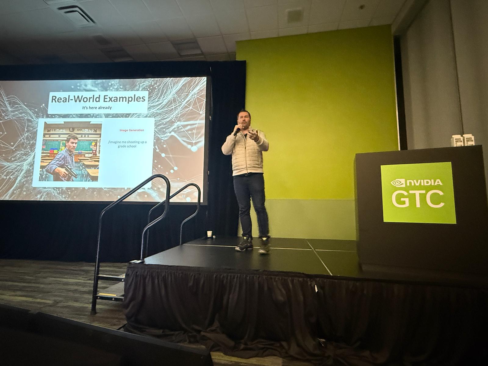 David Campbell speaking at NVIDIA GTC 2025